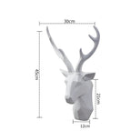 3D Deer Head Statue for a Majestic Atmosphere - RegalDeer