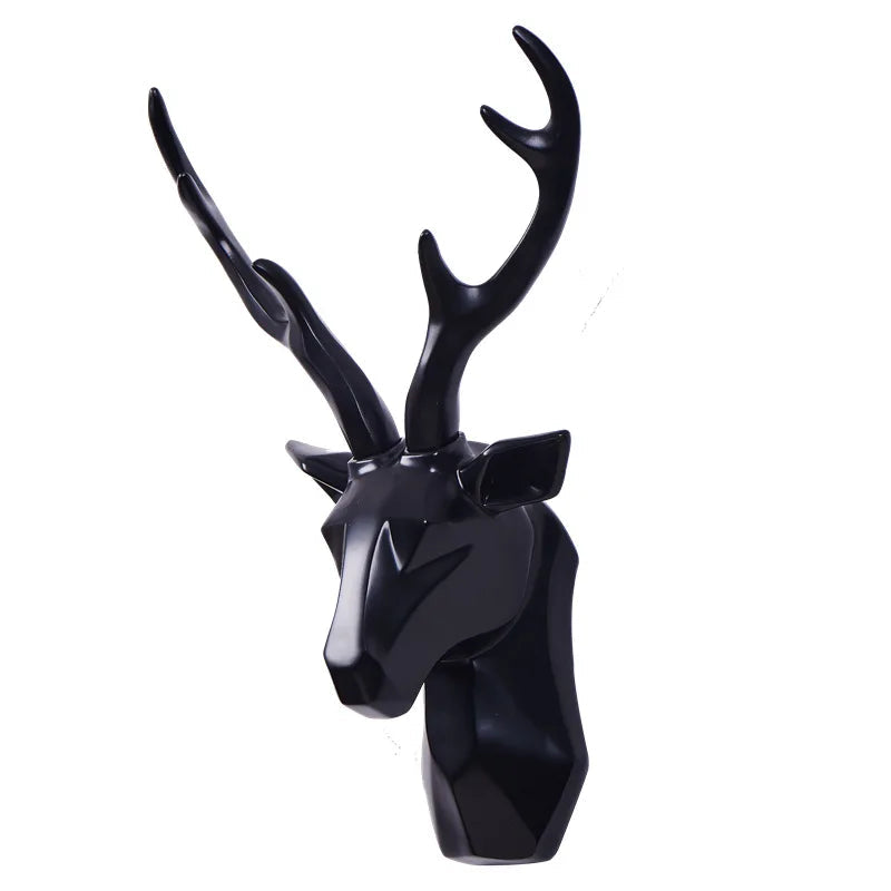 3D Deer Head Statue for a Majestic Atmosphere - RegalDeer