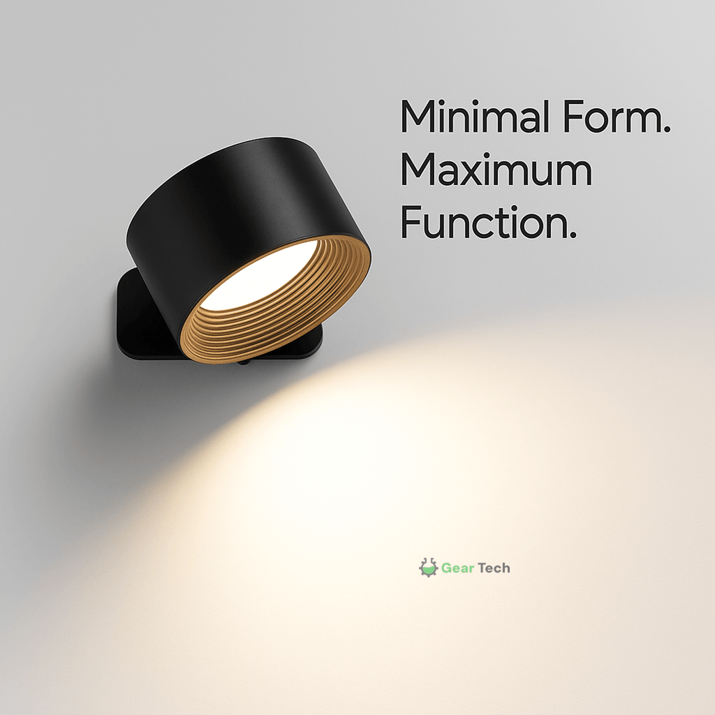 Wireless Rechargeable 360° Wall Light | Energy-Saving LED, Touch Control & Versatile for Home Lighting