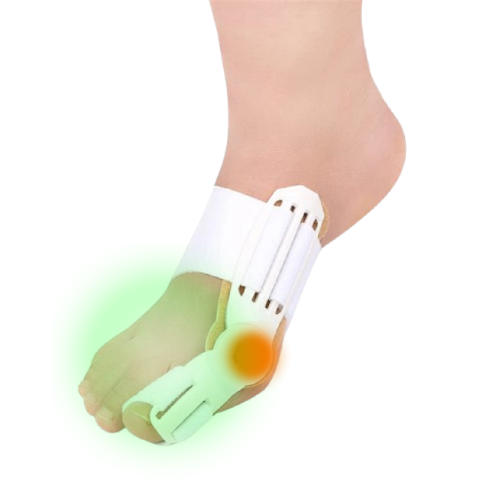 Toe spacer for big toe smoothing in case of broken toes