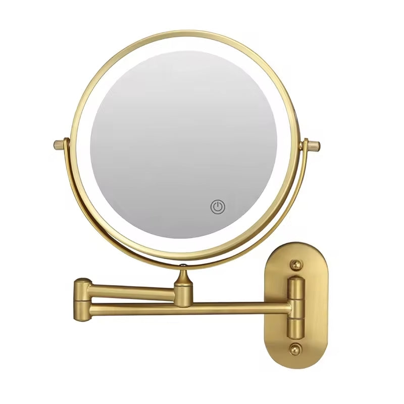 Cosmetic Mirror VisoGlow | 3 Light Colors | 3x Magnification | Wireless & Rechargeable