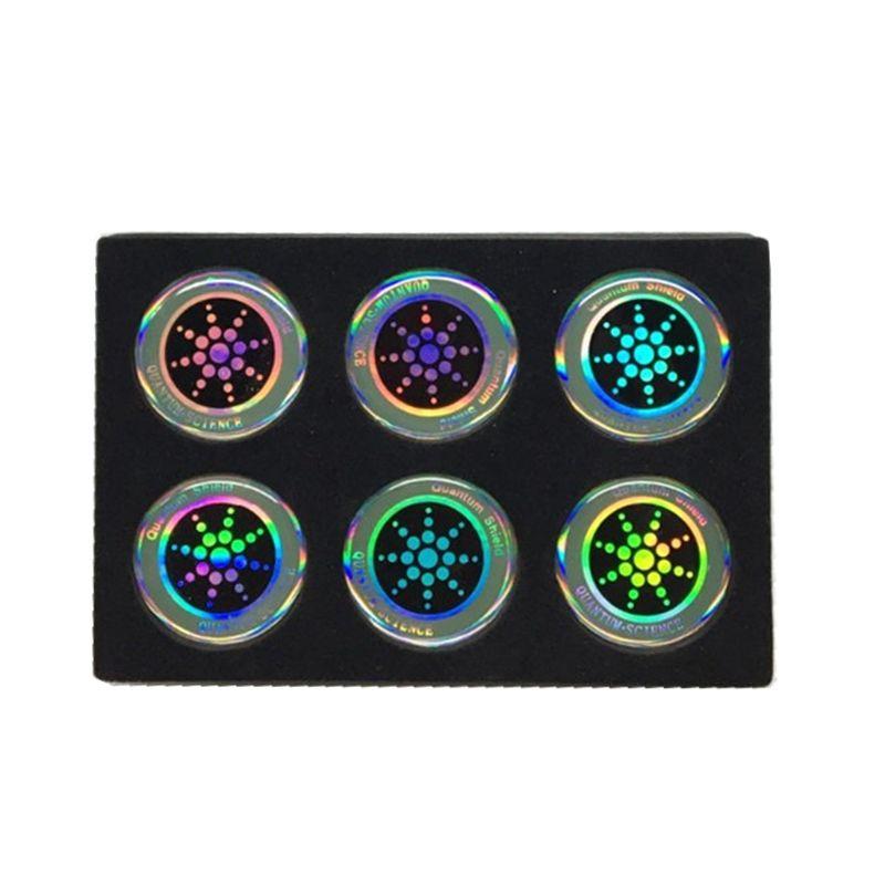 Block Radiation Protection Stickers for Mobile Phones (6 Pieces)