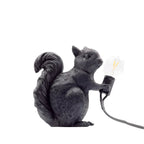 Table lamp squirrel resin LED animal light