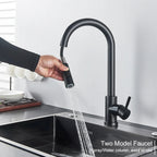 Pull-out Kitchen Faucet with Touch Control and Sensor Function