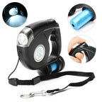 LED Dog Leash with Integrated Flashlight for Safe Walks