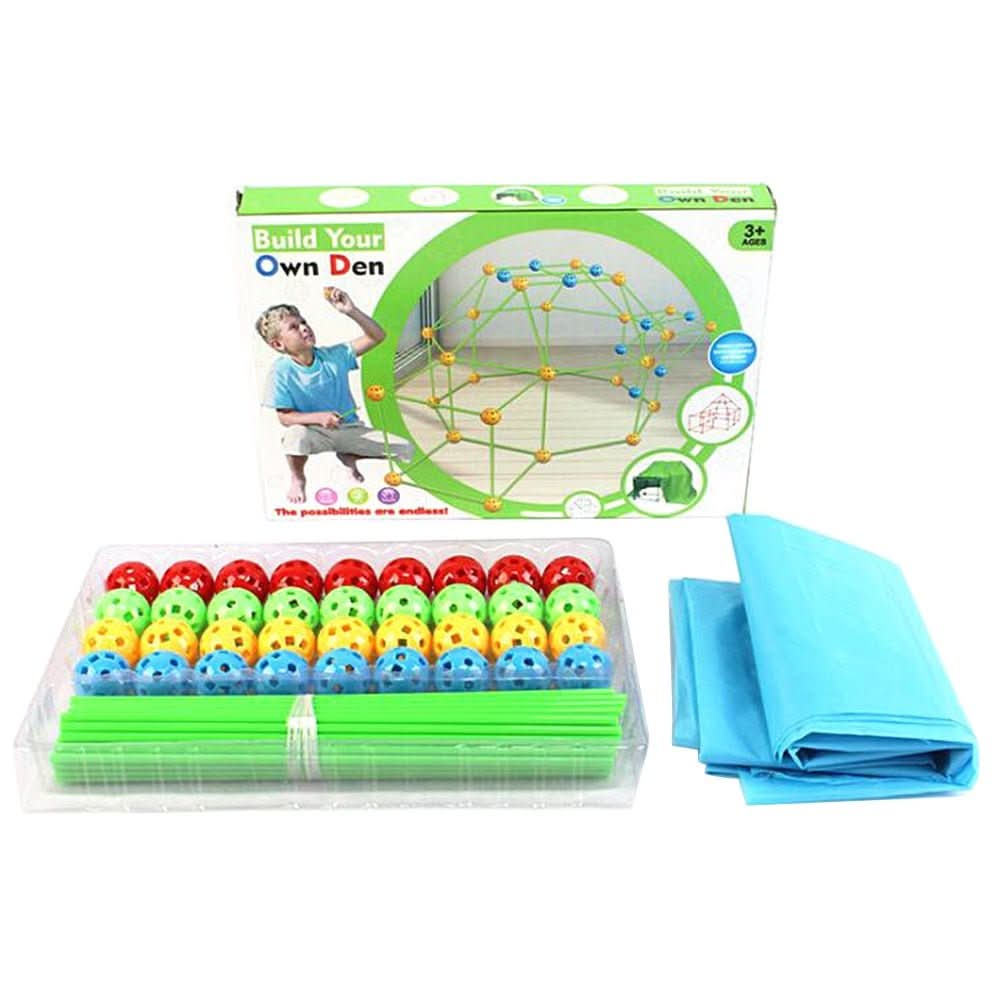 Creative tent building game for imaginative play from the age of 5