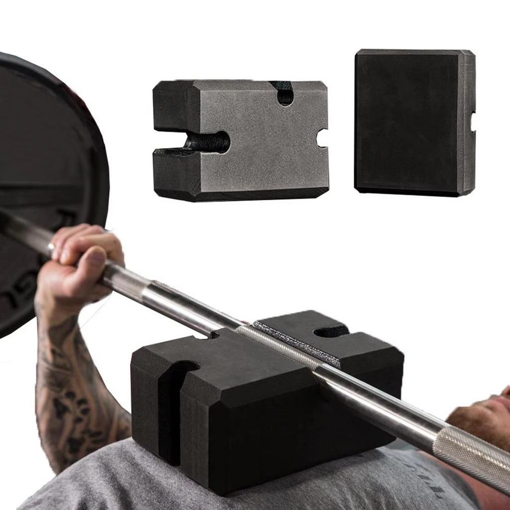 Bench Press Block EVA Foam Strength Trainer for Barbell Workouts and Home Gym
