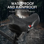 Ergonomic Bike Saddle with Thick Cushion Pad – Most Comfortable Bike Saddle for MTB and Road Bikes, Breathable Design