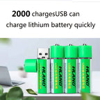 2 pieces USB rechargeable battery