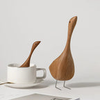 Nordic Wood Goose Figures