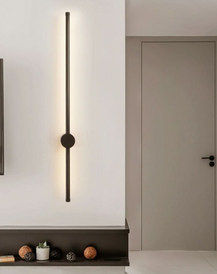 Minimalist Wall Lamp with Plug and LED Light