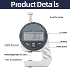 High-Sensitivity Digital Thickness Measuring Tool
