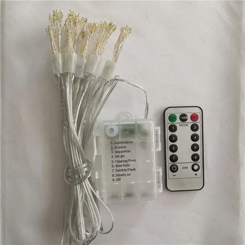 Fireworks Silver String Lights