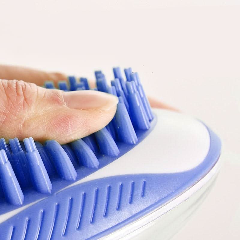 2-in-1 soap dispenser & massage brush for dogs