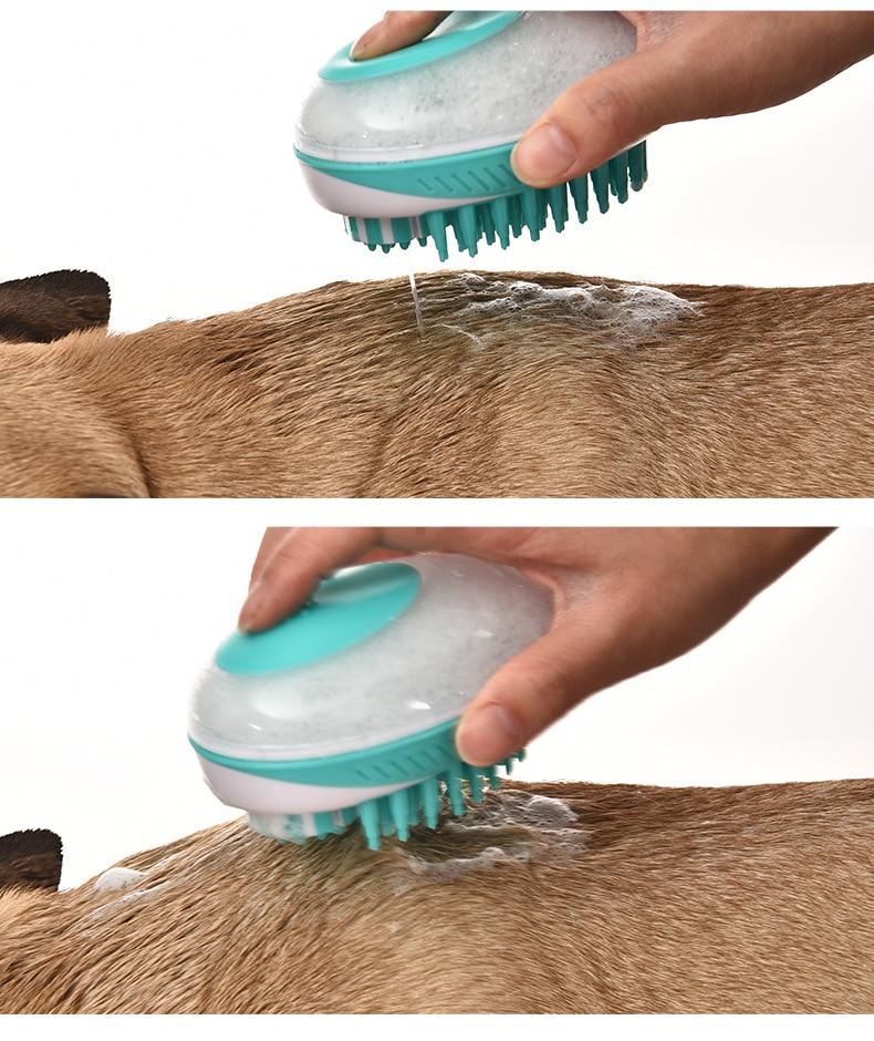 2-in-1 Soap Dispenser and Massage Sprayer for Dogs