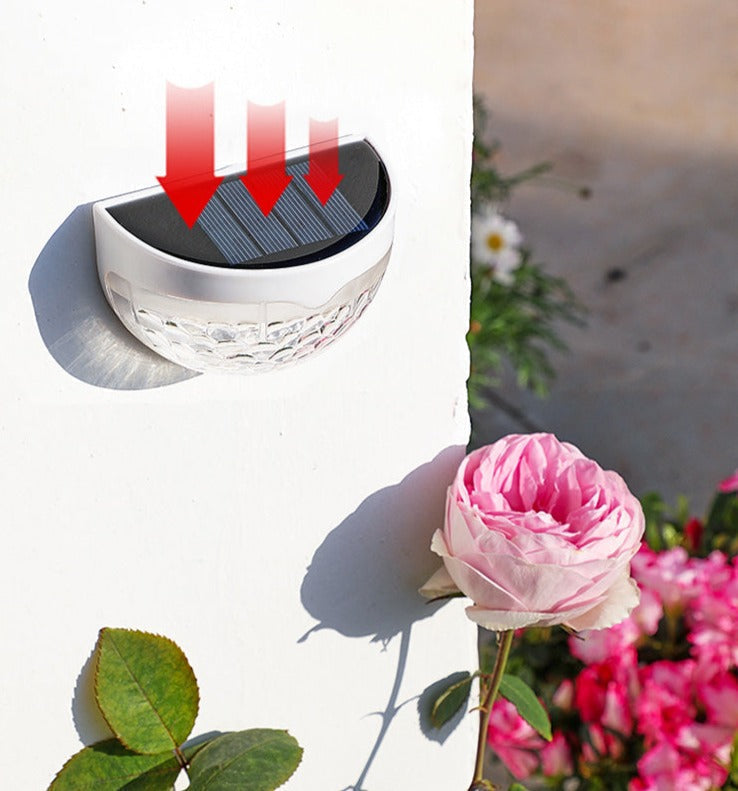 NoirRay – Solar Wall Lamp with Elegant Modern Glow