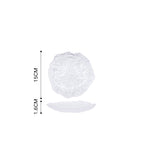 Nordic Frozen Style Glass Plates