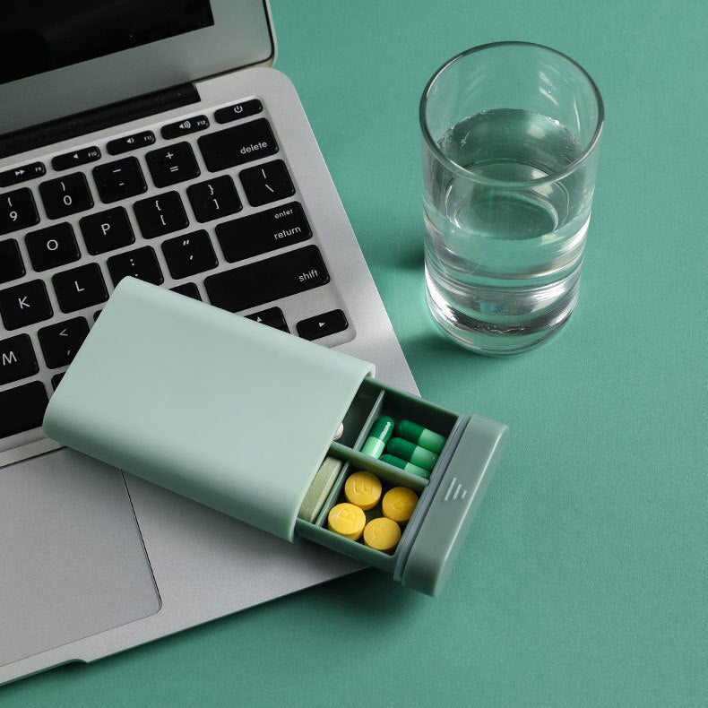 Stylish and Compact Supplement Box