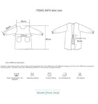 Cute Long Sleeve Waterproof Kitchen Apron