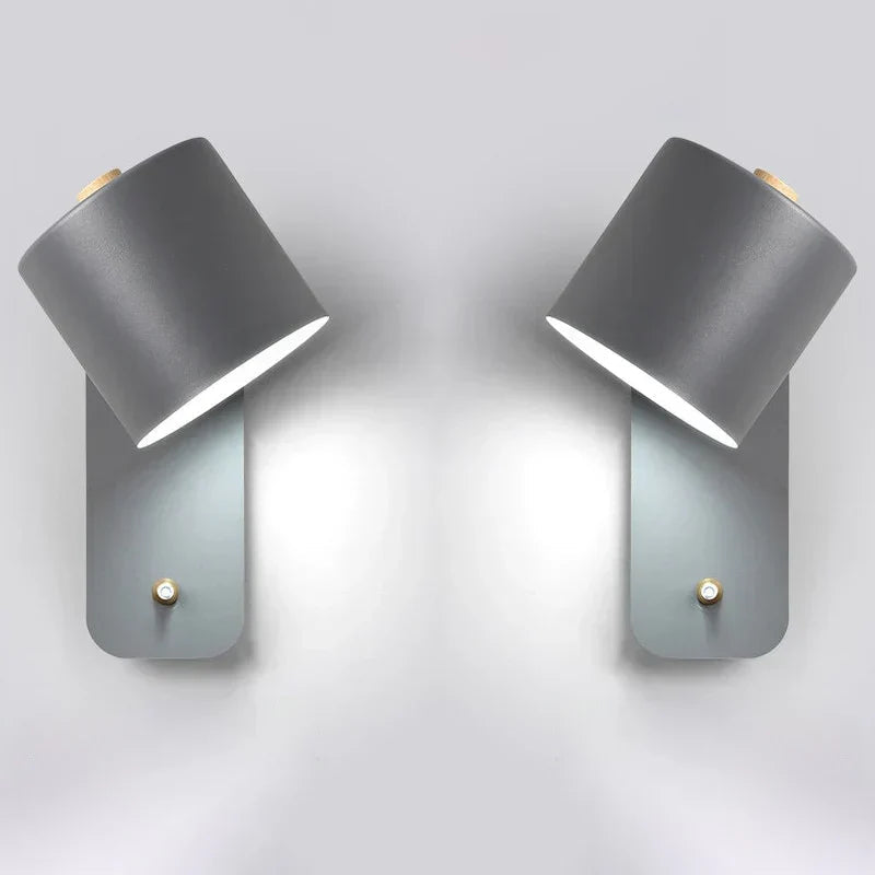 Modern LED Wall Lamps with Switch Indoor Home Decor Lights