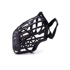 Breathable dog muzzle with comfortable fit