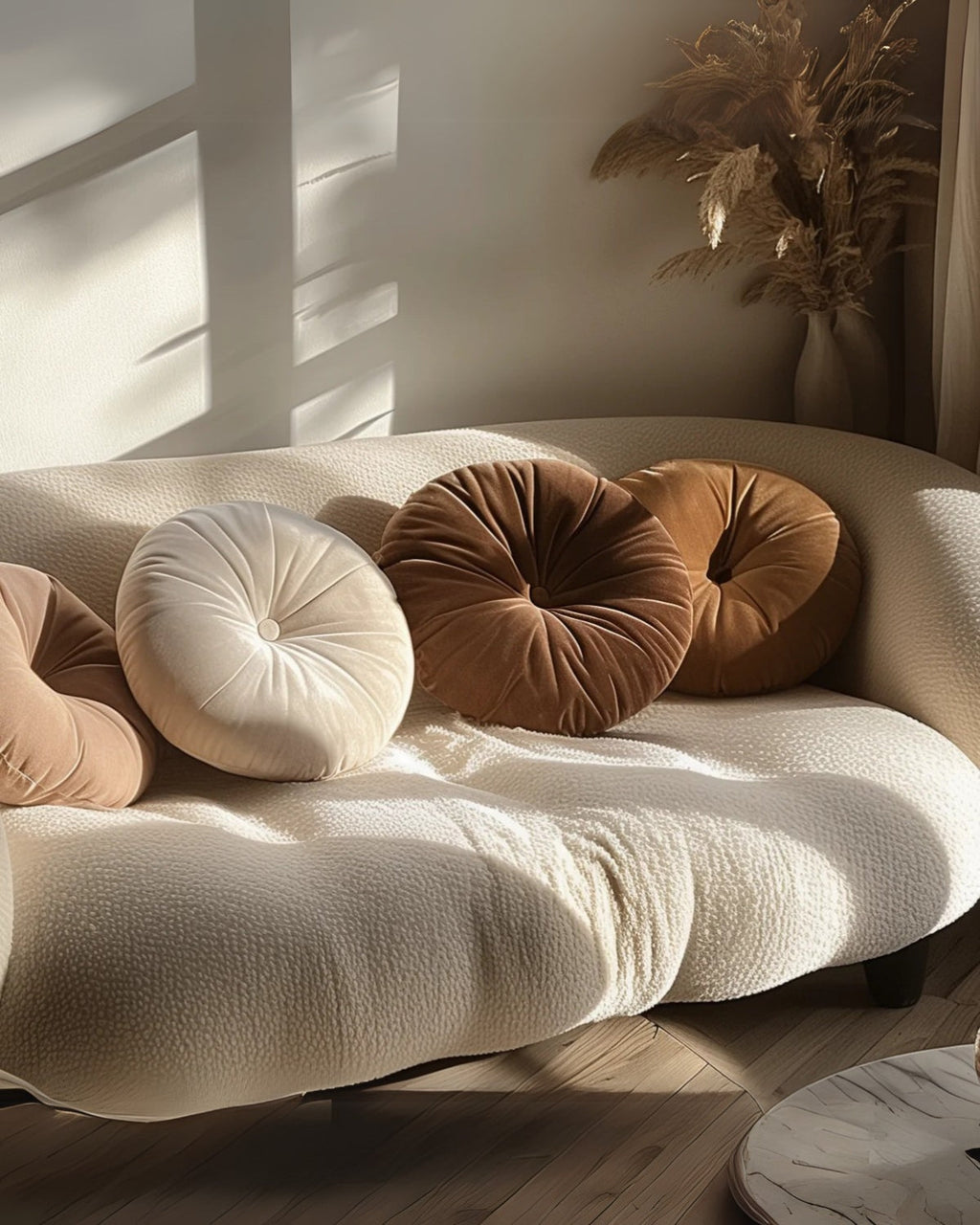 Round Cushion in Modern Design