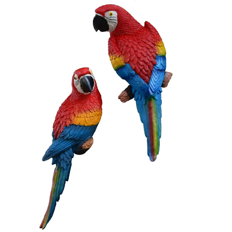 Tropical Vibe Parrot Tree Decor