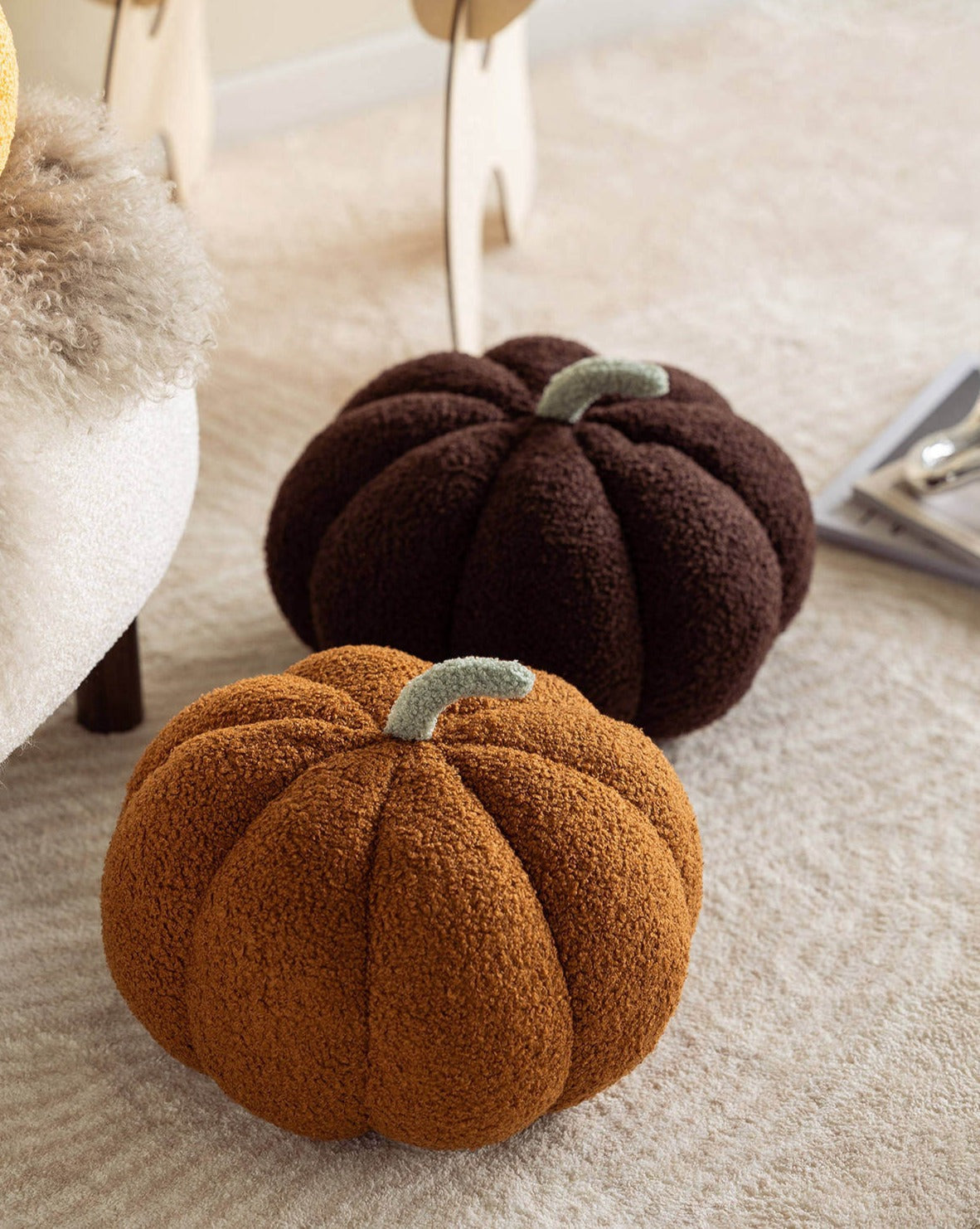 Fluffy Pumpkin Cushion