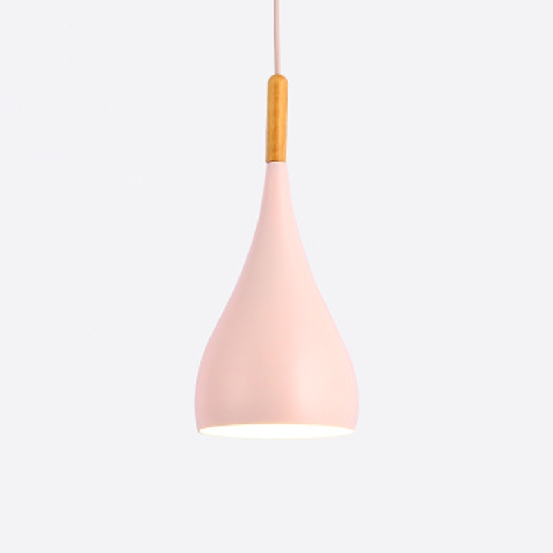 Talon - Modern Drop-Shaped Wooden Pendant Light Scandinavian Ceiling Light
