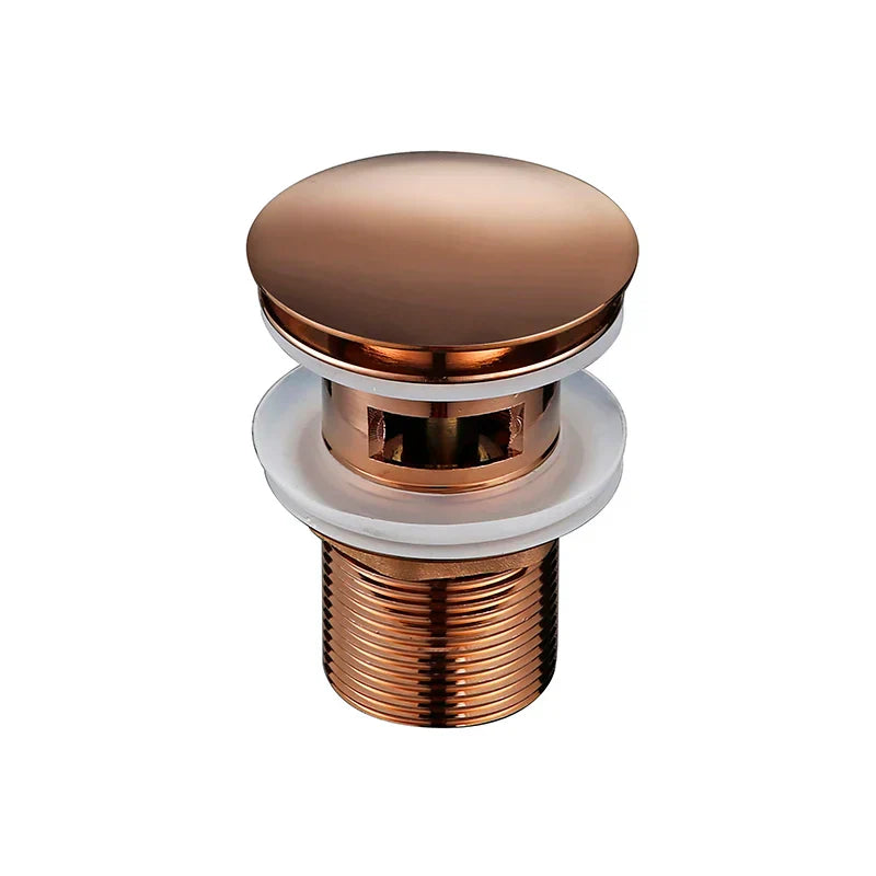 Bagnolux Rose Gold Sink Drain Valve