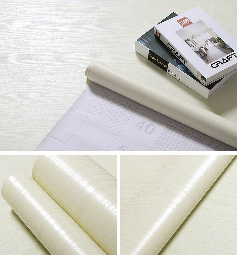 Self-Adhesive Wood Grain Wall Sticker