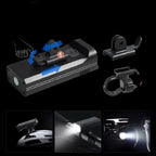 5000 Lumen USB Rechargeable Bike Light with Mounts