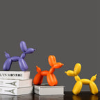 BalloonDog Lively Dog Sculpture | Pop-Art Decoration | Modern Home Decor | Handmade Statue