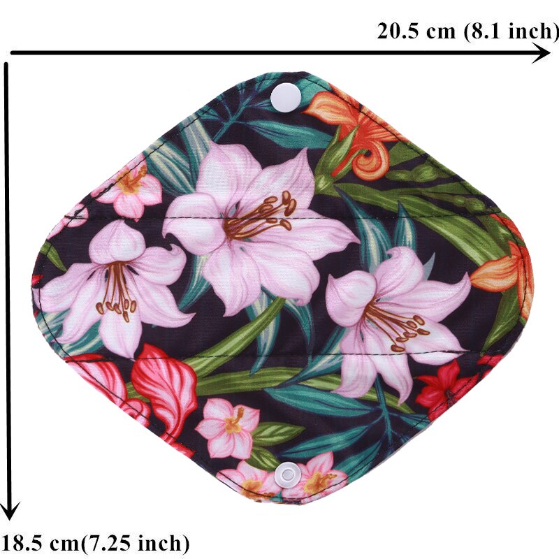 10 pieces reusable pads - Organic periods reusable pads