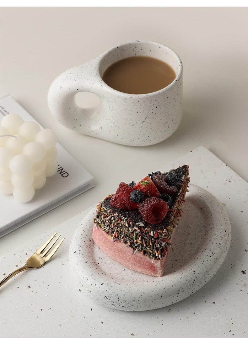 Timeless Elegance - Minimalist Porcelain Cup and Saucer Set