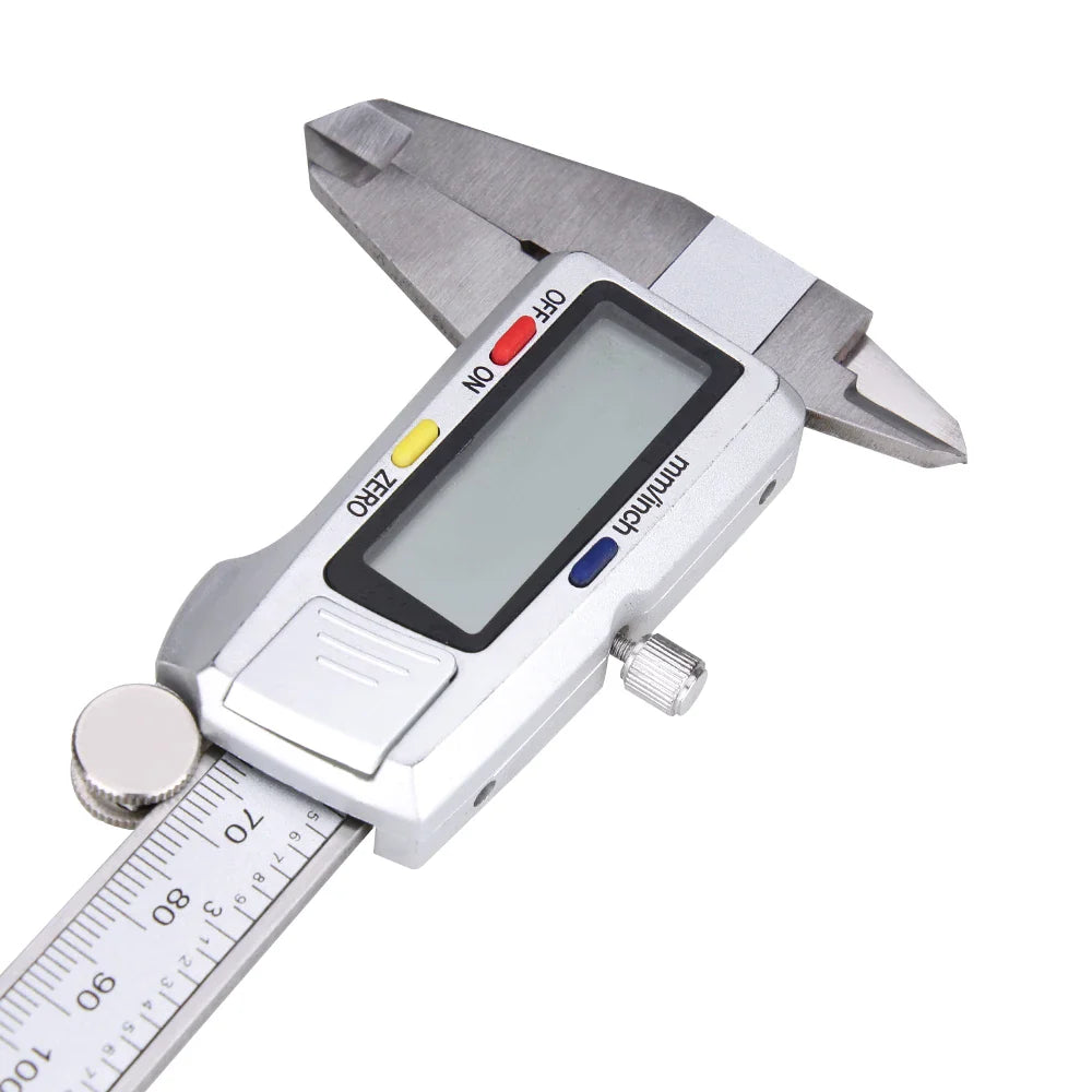 Precivio Digital Caliper made of Stainless Steel | 15 cm Measuring Range | Precision Measuring Device with LCD Display | ±0.03 mm Accuracy
