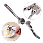 Stainless Steel Garlic Press Chopper: Premium Hand Mill & Masher for Easy Garlic Preparation in the Kitchen