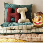 Alphabet Letter Fleece Pillow