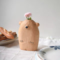 Cute little bear flower vase