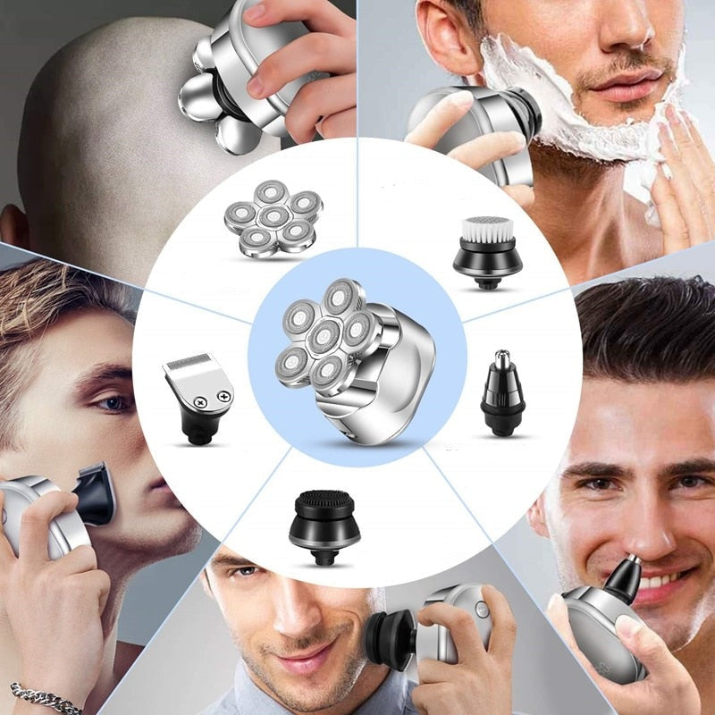 TitanEdge – 6-in-1 Shaver for Face & Head