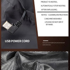 Heated jacket with 9 heating zones | USB heat jacket for women & men | Graphene heating technology for outdoor, camping & sports | ThermoVenture