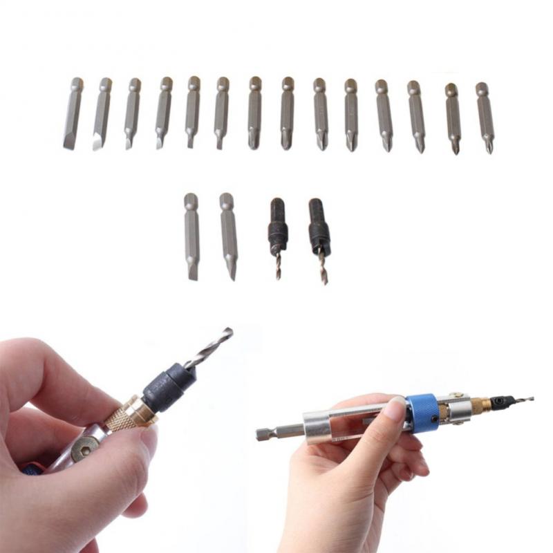 2-in-1 Electric Drill and Screwdriver Set for Woodworking