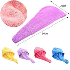 Microfibre turban for quick & gentle drying