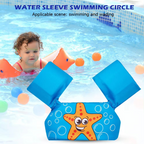 Kids Swim Arm Float and Safety Vest with Buoyancy Support