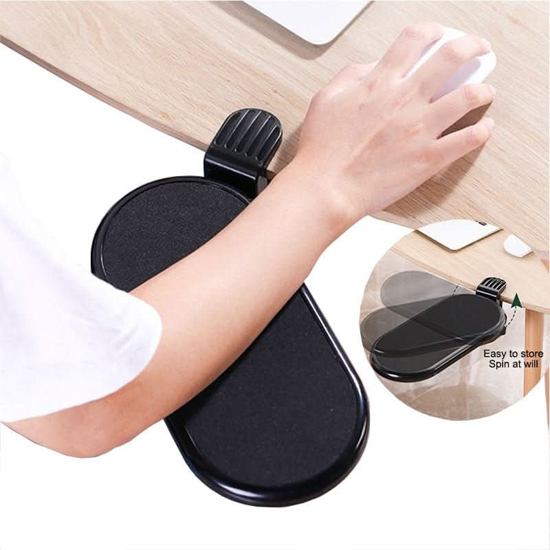 Ergonomic 180° swivel support against RSI & shoulder complaints