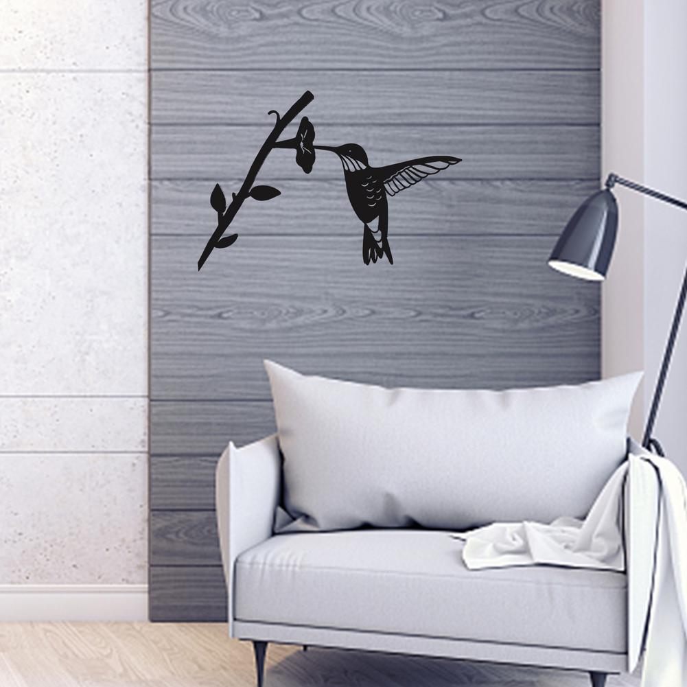 Eindhoven Garden Decor | Metal Bird Silhouette - Art In The Backyard