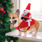 HollyPaws - cozy, adjustable Christmas outfit for dogs