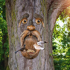 Eyes of Nature: Tree Face Bird Feeder Station