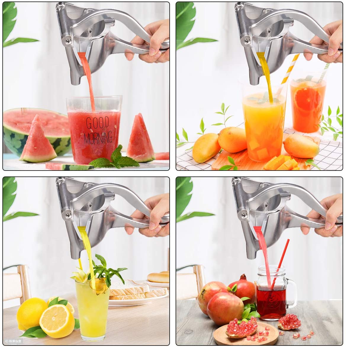 Quick and easy manual juice squeezing
