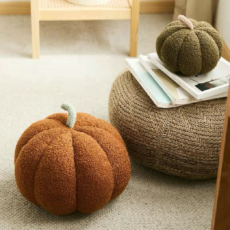 Fluffy Pumpkin Cushion